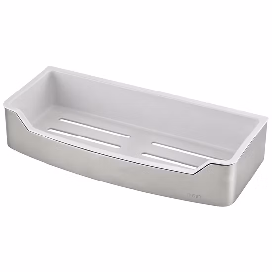 Accessori da bagno dal design moderno Mensola doccia in acciaio inossidabile e ABS